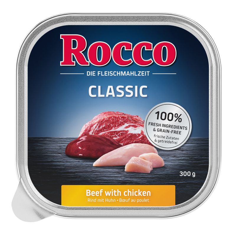 Rocco Trays Mixed Trial Pack 9 x 300g Menu Mix 1: Beef, Poultry, Lamb
