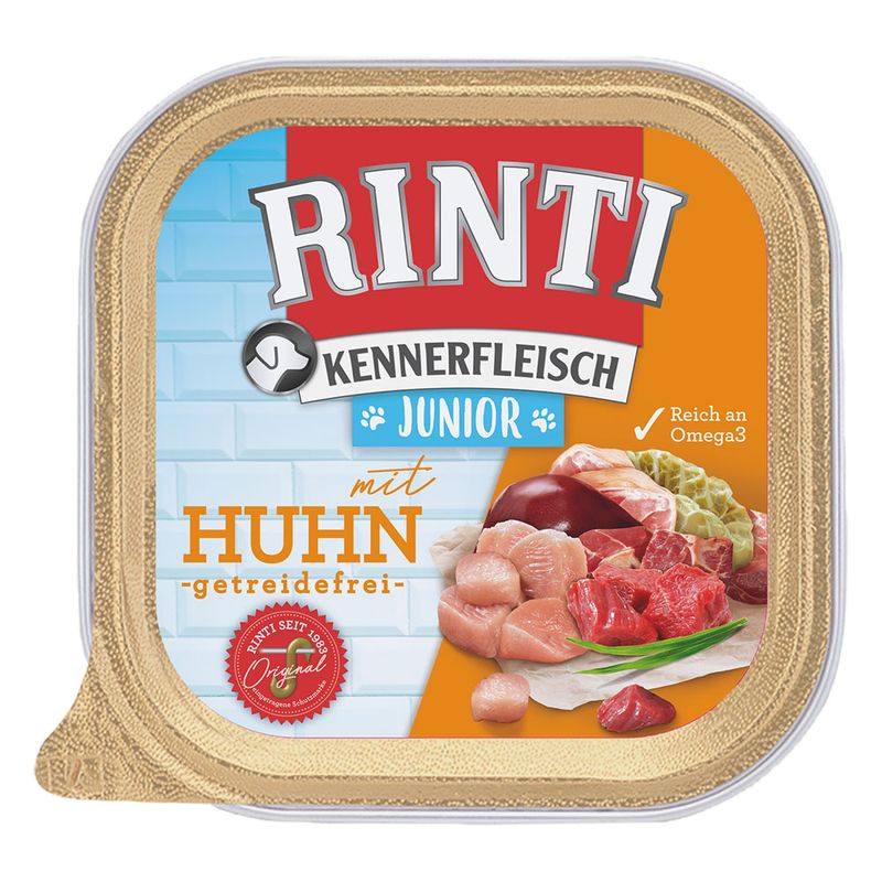 RINTI Kennerfleisch Junior Saver Pack 18 x 300g Chicken