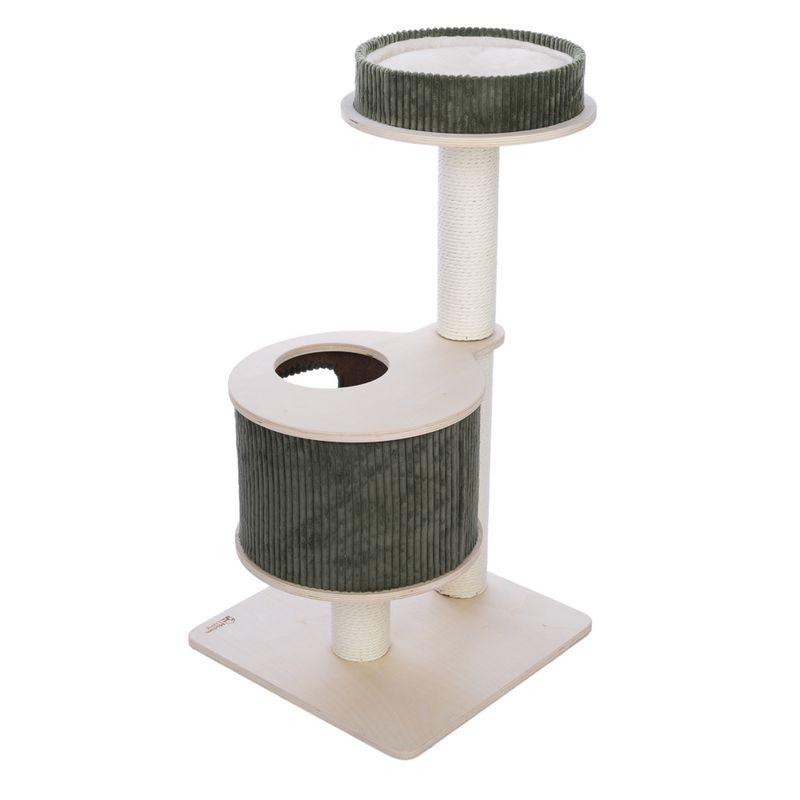 Modern Living Helsinki Scratching Tree S Army Green/Cream