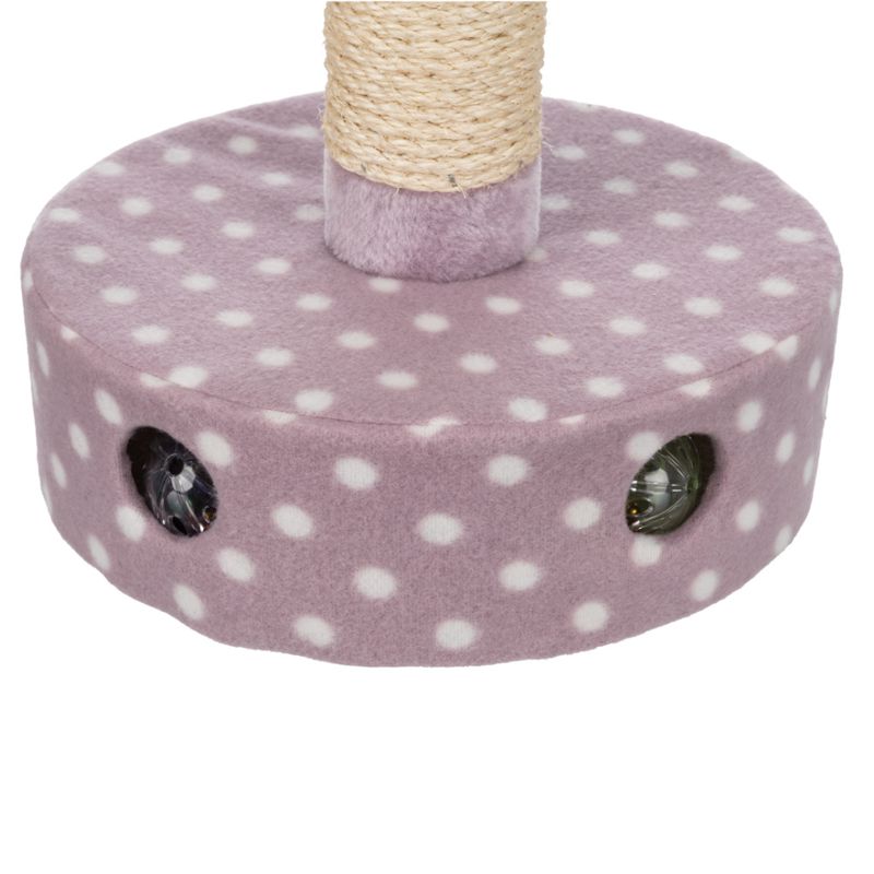 Trixie Junior Fleece Scratching Post Lilac / White