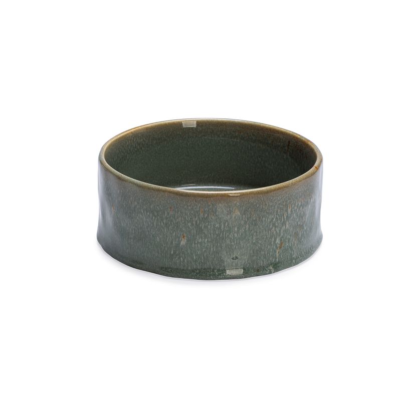 Designed by Lotte Ceramic Dog Bowl – Green 800ml, 16 x 6cm (diameter x H)