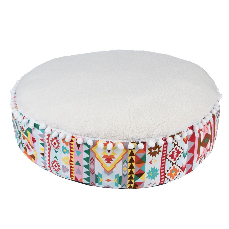 TIAKI Tassel Cuddle Cushion diameter 60 x (H) 15 cm