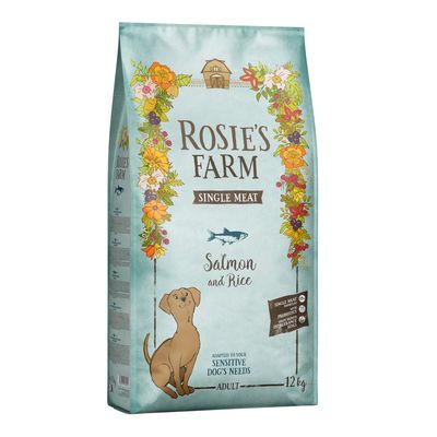 Rosie's Farm Single Meat Adult Salmon with Rice 1kg