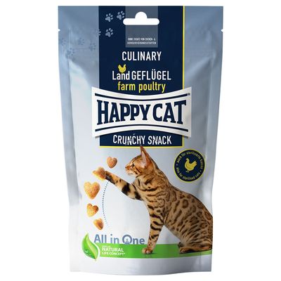Happy Cat Culinary Crunchy Snack Country Poultry 2 x 70 g