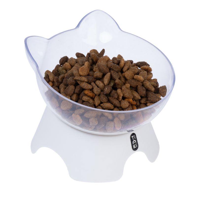 TIAKI Transparent cat bowl 350 ml