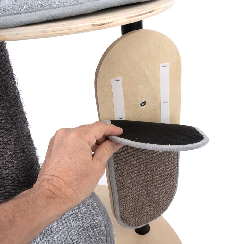 Modern Living Moraira Scratching Post Natural / dark grey