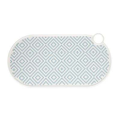 TIAKI Silicone Bowl Mat Green Rhombus L 50 X W 25 cm