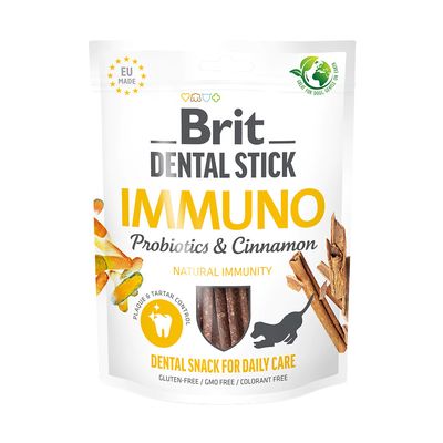 Brit Dental Stick Immuno Probiotics & Cinnamon 251g (7 Sticks)