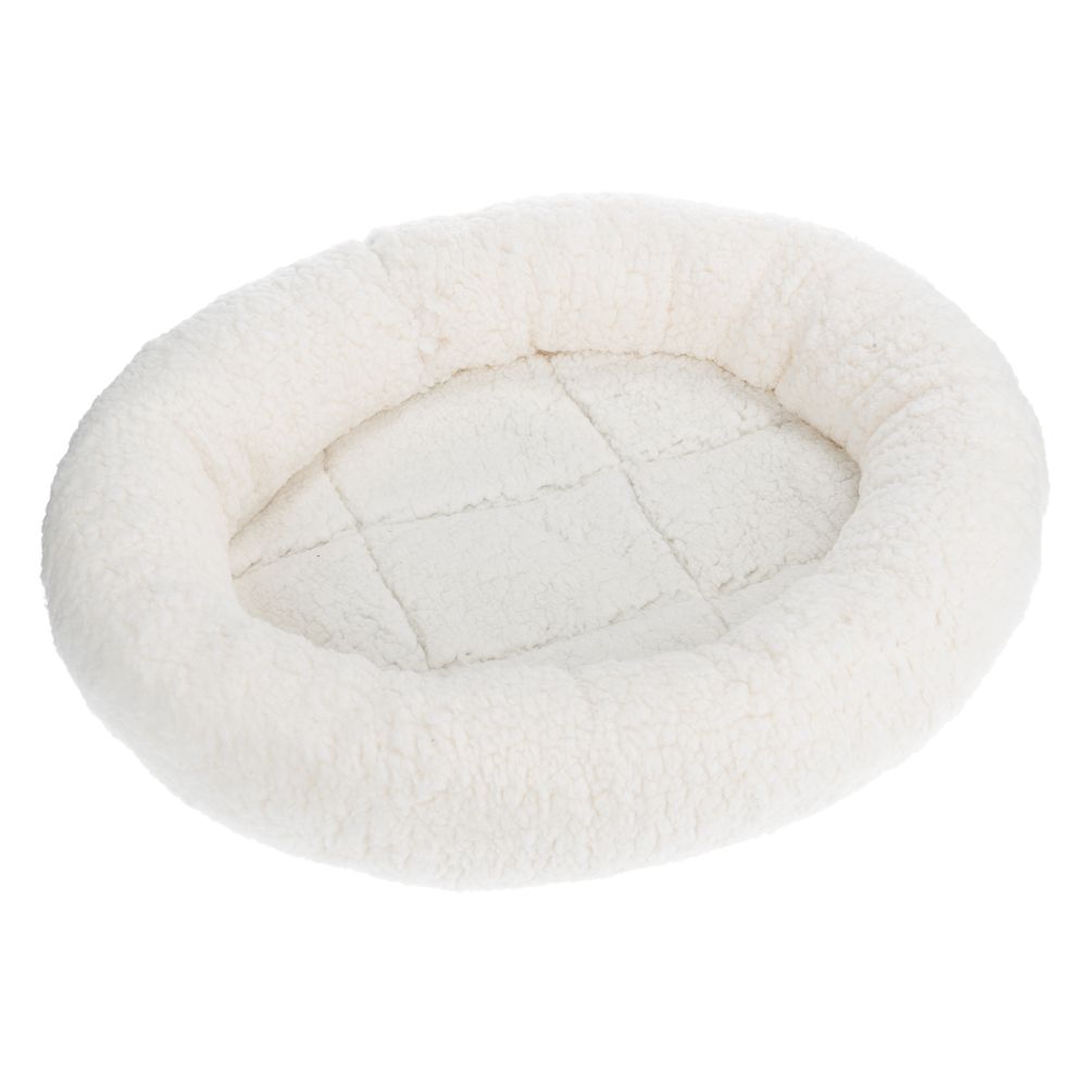 Fluffy 2-in-1 Cuddle Bed Wool White