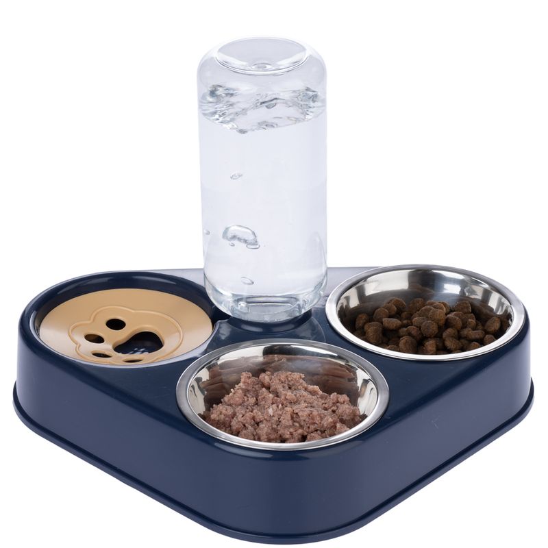TIAKI Triple Feeder with Water Dispenser 2 x 200ml