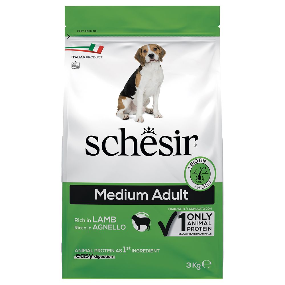 Schesir Dog Medium Adult with Lamb 3kg
