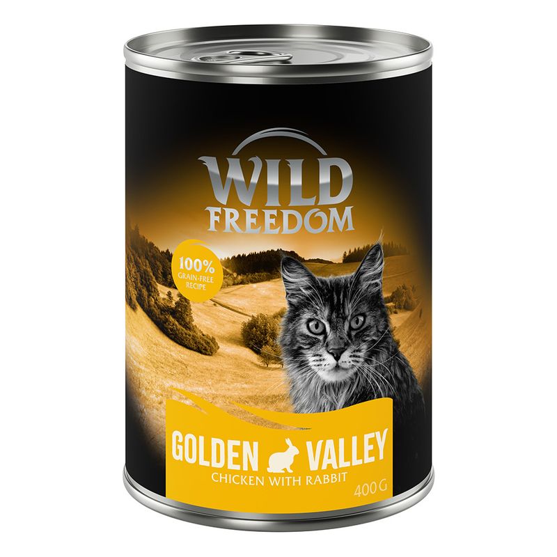 Wild Freedom Adult 6 x 400g Mixed Pack I - Grain-Free (Chicken, Pollock, Lamb, Rabbit, Game)