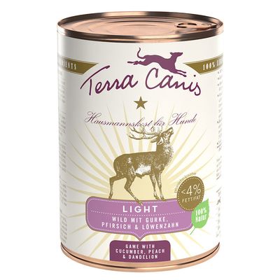 Terra Canis Light 6 x 400g Turkey with Celery, Banana & Sea Buckthorn