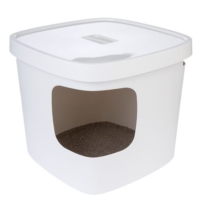 TIAKI Devon Hooded Toilet White