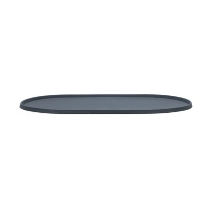 Designed by Lotte Bowl Mat Oona - Anthracite 55 x 30cm (L x W)