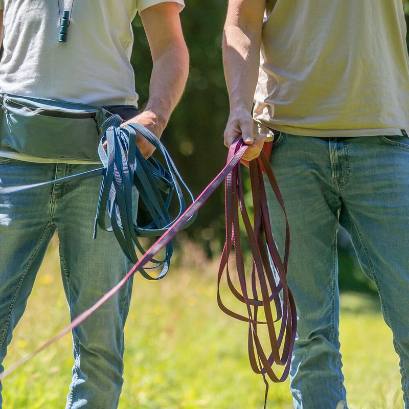 Trixie Rubber Drag Lead - Sangria Size: S-M: 5m long/15mm wide