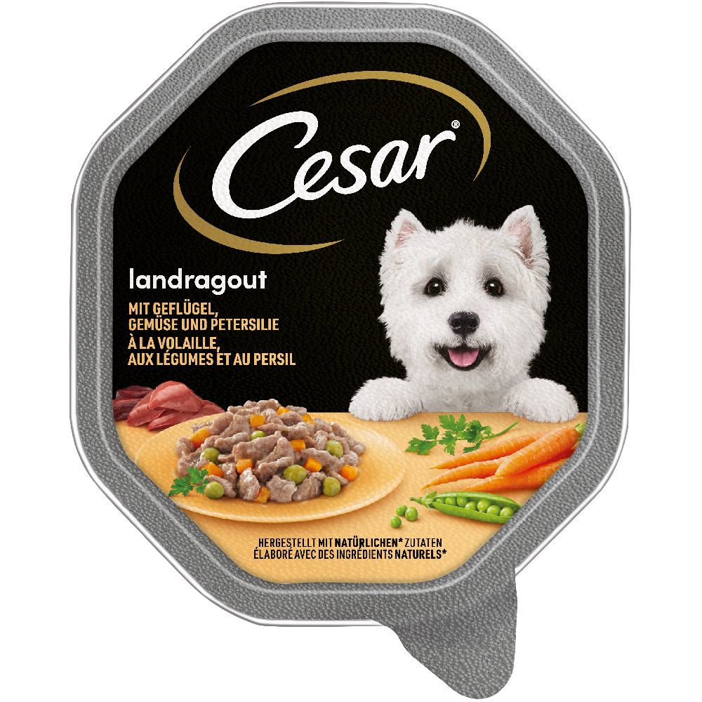 Cesar Country Kitchen in Gravy Trays Poultry & Vegetables (14 x 150g)