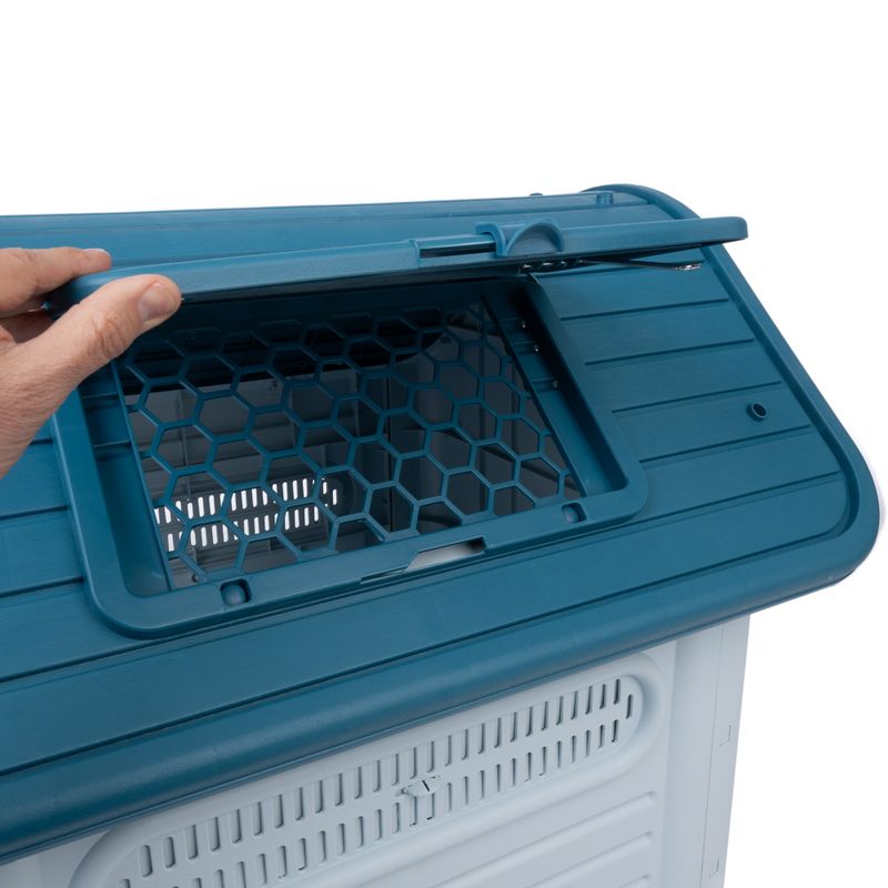 zooplus Basics Plastic Dog Kennel 87 x 72 x 75 cm (L x W x H)