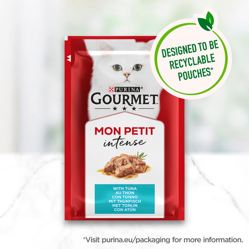 Gourmet Mon Petit 6 x 50g Tuna, Salmon, Trout