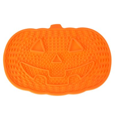 TIAKI Pumpkin Silicone Lick Mat 23 x 16.5 x 1cm (L x W x H)
