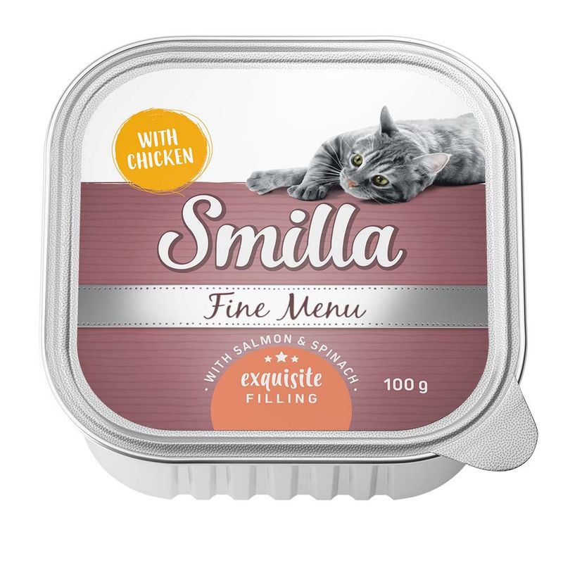 Smilla Fine Menu Exquisite Filling Saver Pack: 24 x 100g Beef with Chicken Breast & Peppers