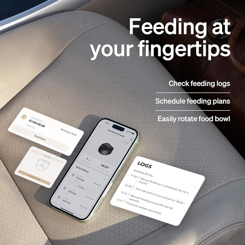 Petlibro Polar Automatic Feeder for Wet Food 3 x 220ml