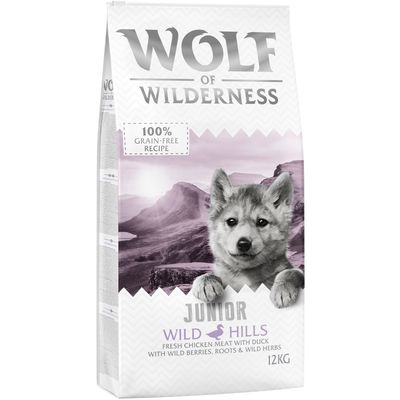 Wolf of Wilderness Junior 'Wild Hills' - Duck 400g