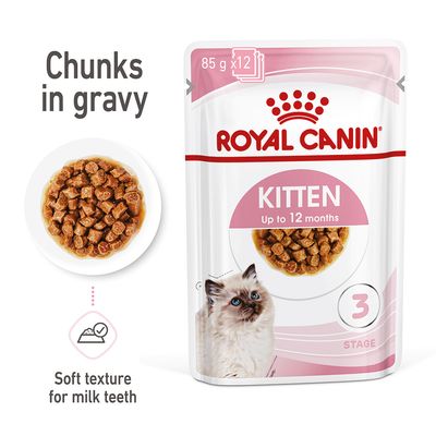 Royal Canin Kitten in Gravy 12 x 85g