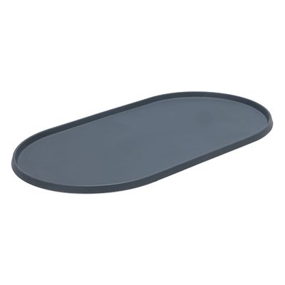 Designed by Lotte Bowl Mat Oona - Anthracite 55 x 30cm (L x W)