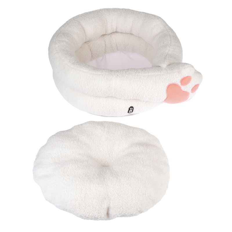 TIAKI Paw Snuggle Bed 62 x 50 x 20cm (L x W x H)