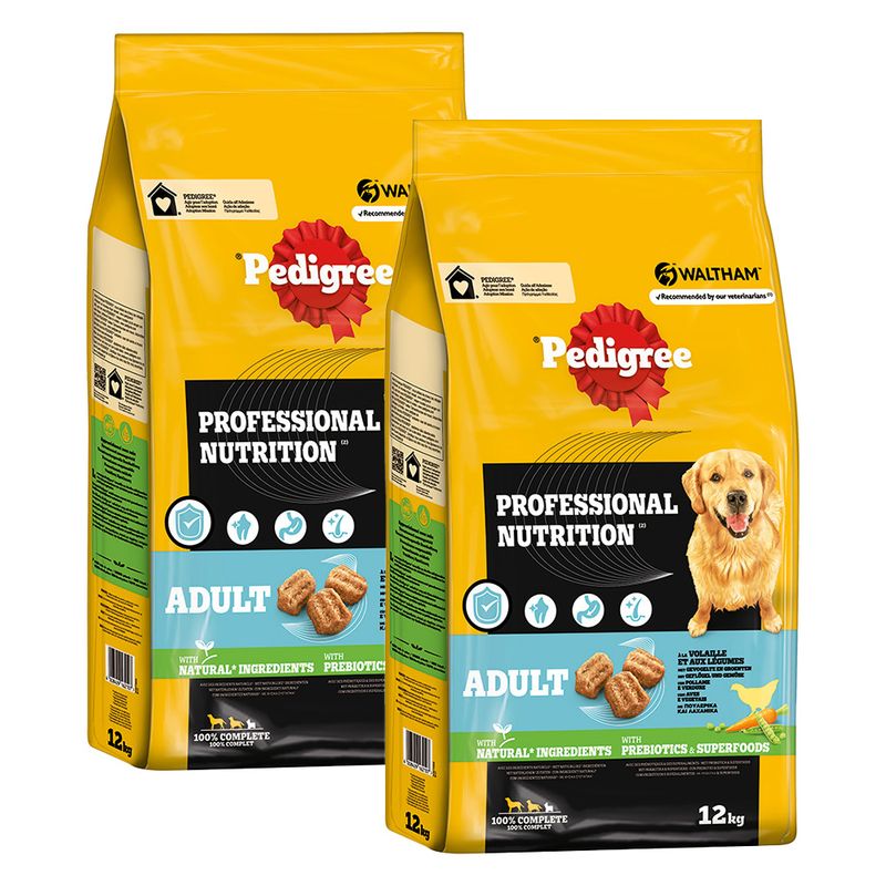 Pedigree Professional Nutrition Adult Poultry & Vegetables 12kg