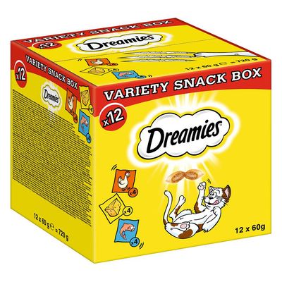 Dreamies Variety Snack Box 12 x 60g