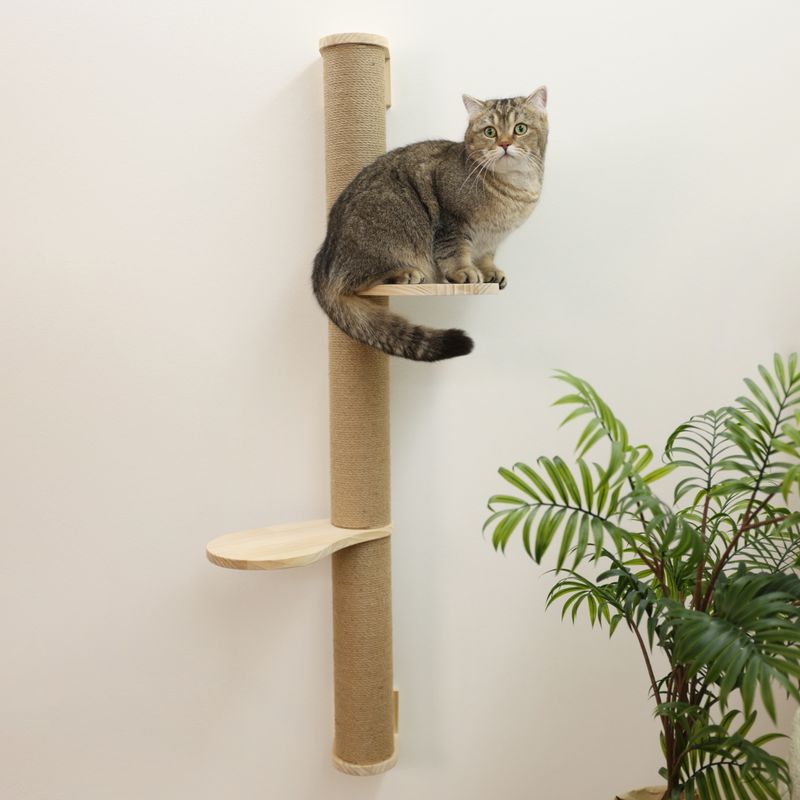 Kerbl Pet Scratching Post Timber Nature