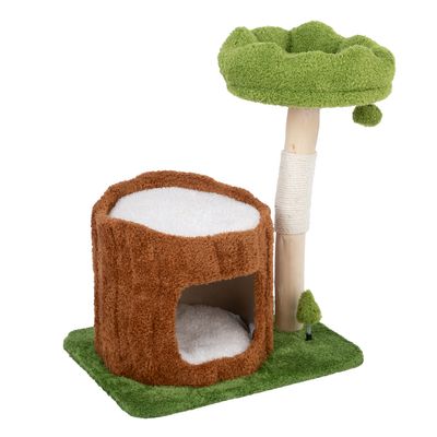 TIAKI Nature Maple Scratching Tree Green/Brown