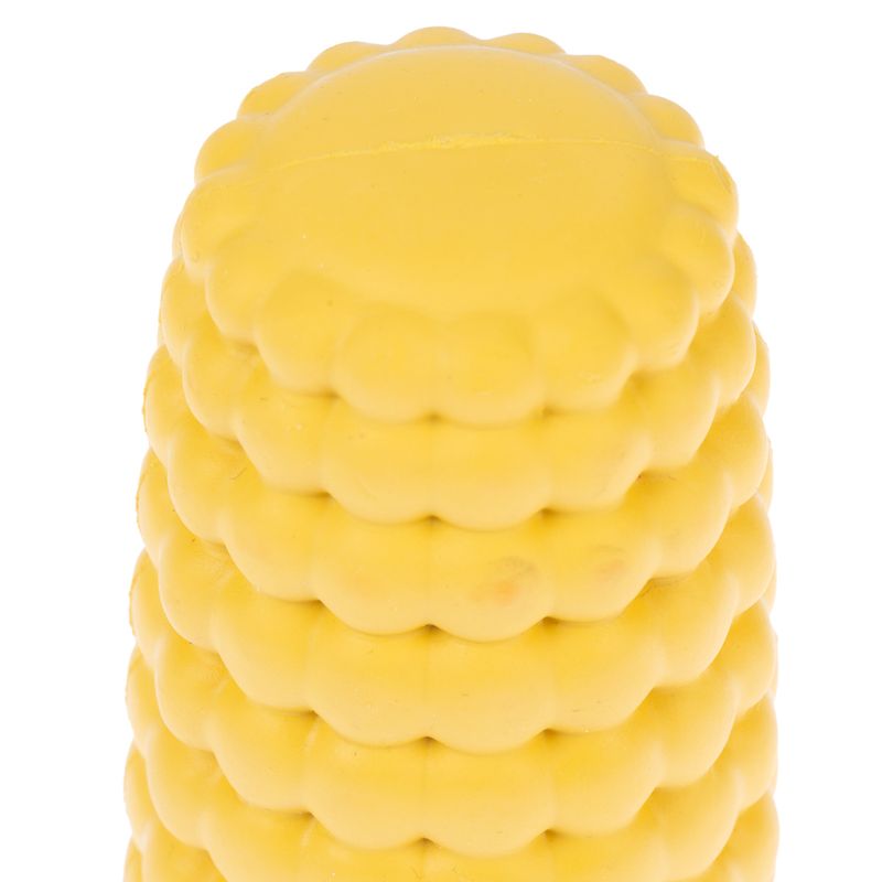 TIAKI Rubber Corn on the Cob Treat Toy approx. diameter 5 x (L) 14.5 cm