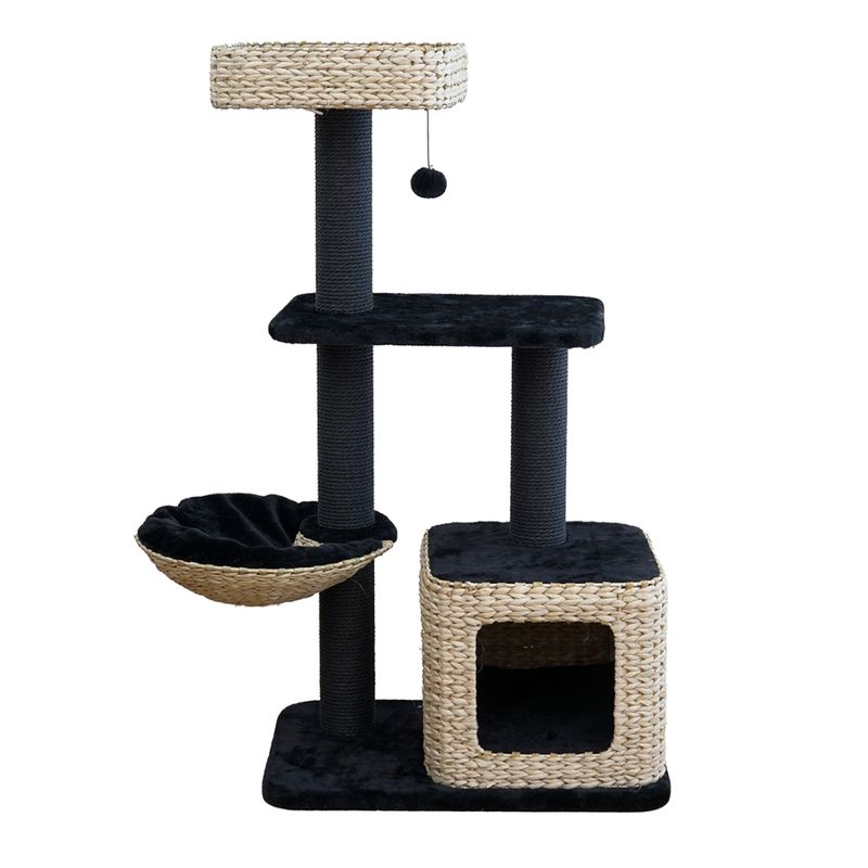 Karlie Water Hyacinth Scratching Post Sombra M Black / natural