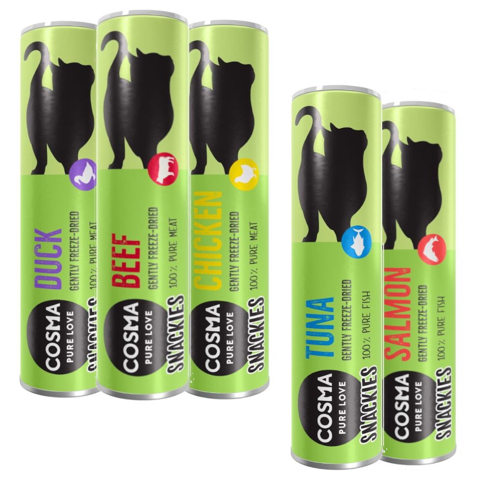 Cosma Snackies Mixed Trial Packs 5 Varieties (116g)