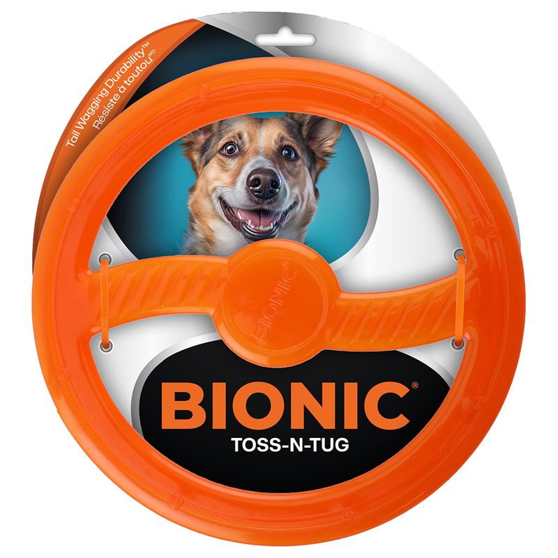 BIONIC Toss-N-Tug Throwing Ring for Dogs 22.7cm (diameter)