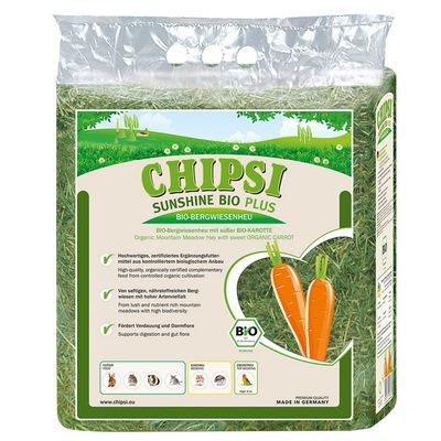 Chipsi Sunshine Organic Plus Mountain Meadow Hay Organic Dandelion (600g)