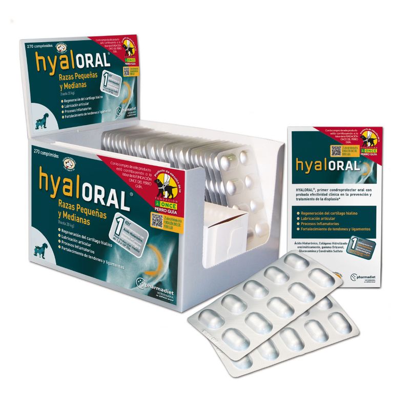 Hyaloral for Small & Medium Breeds 90 Tablets