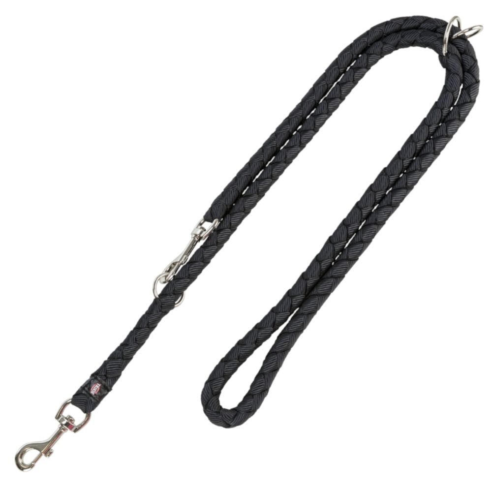 Trixie Cavo extension leash, black Size S - M: 200 cm long, diameter 12 mm