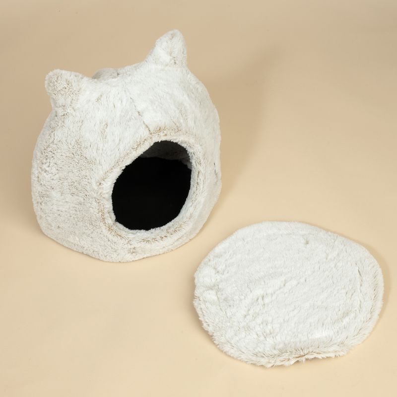 TIAKI Cuddly Bear Cat Den approx. diameter 43 x (H) 42 cm
