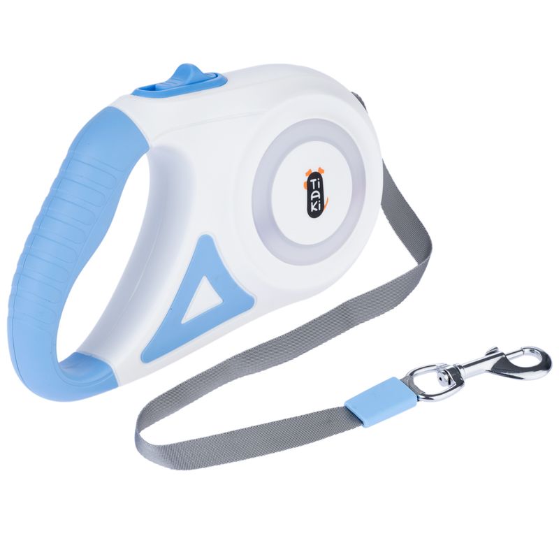 TIAKI Dragonfly Retractable Lead with Light - 5m For Dogs up to 25kg (approx. 5m)