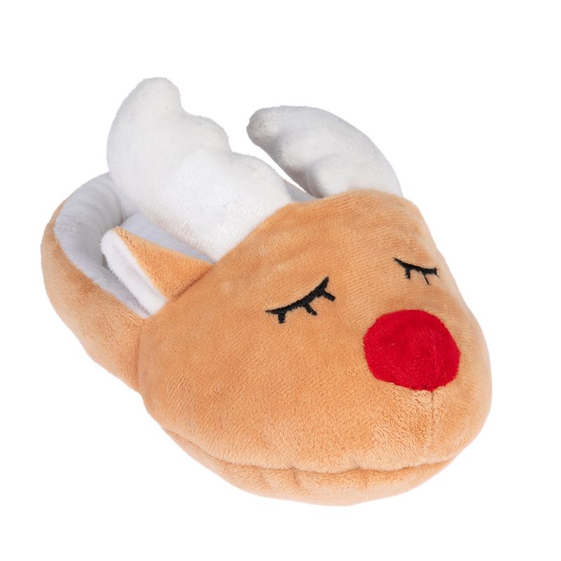 TIAKI Reindeer Slipper Plush Toy 20 x 11 x 6 cm (L x W x H)