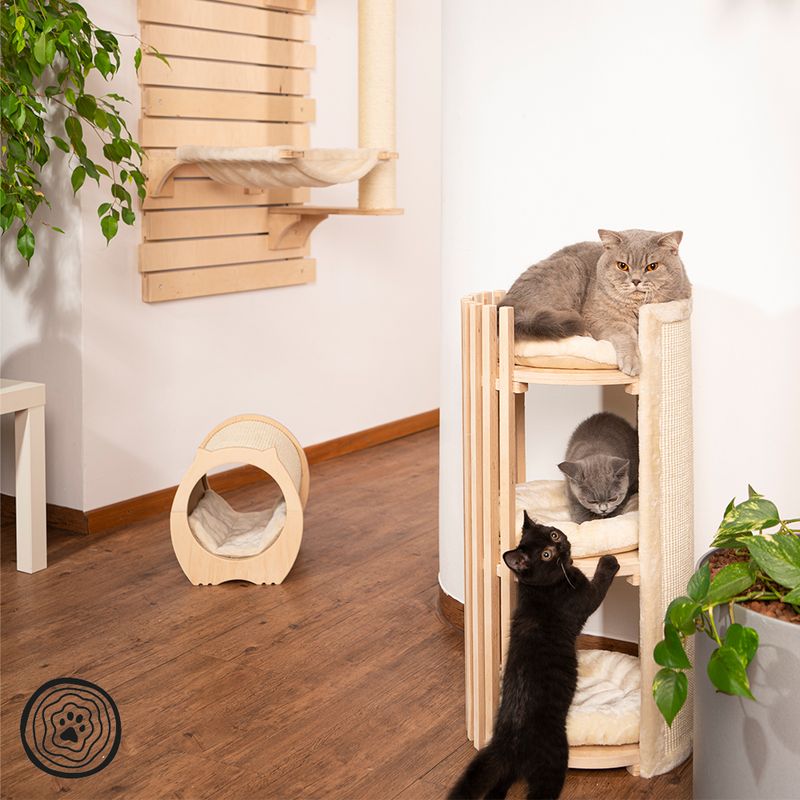 Natural Paradise Scratching Barrel - Lily S Cream