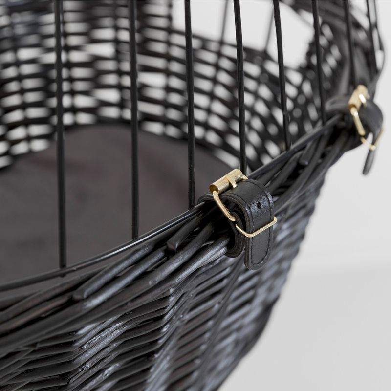 Trixie Bicycle Basket - Black 50 x 35 x 41 cm (L x W x H)