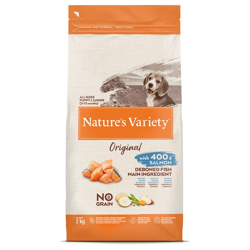 Nature's Variety No Grain Medium/Maxi Puppy Salmon 3kg