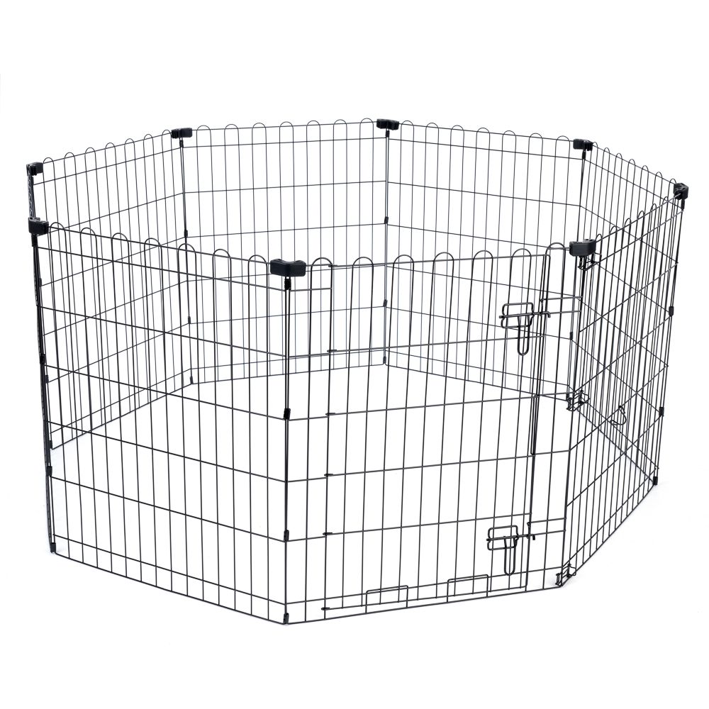 TIAKI Metal Puppy Pen Size M: 8 Panels each 61 x 76cm (W x H)