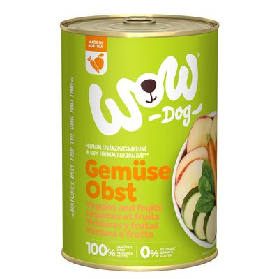 WOW Pure 6 x 400 g 100% vegetables & fruit