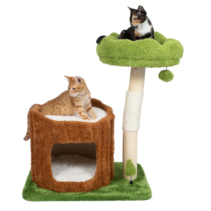 TIAKI Nature Maple Scratching Tree Green/Brown